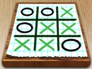 Tic Tac Toe Paper Note